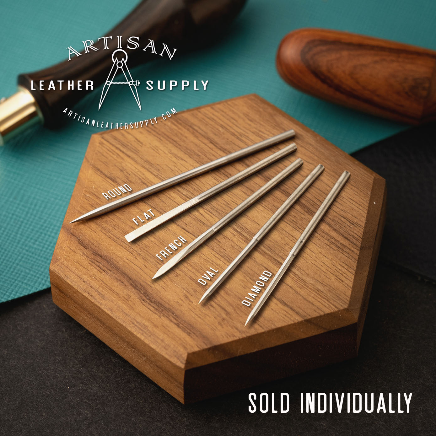 Stitching Awl - Interchangeable blade - Small
