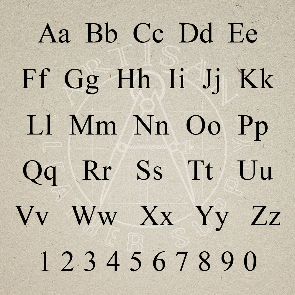 Brass Letter Set