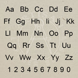 Brass Letter Set