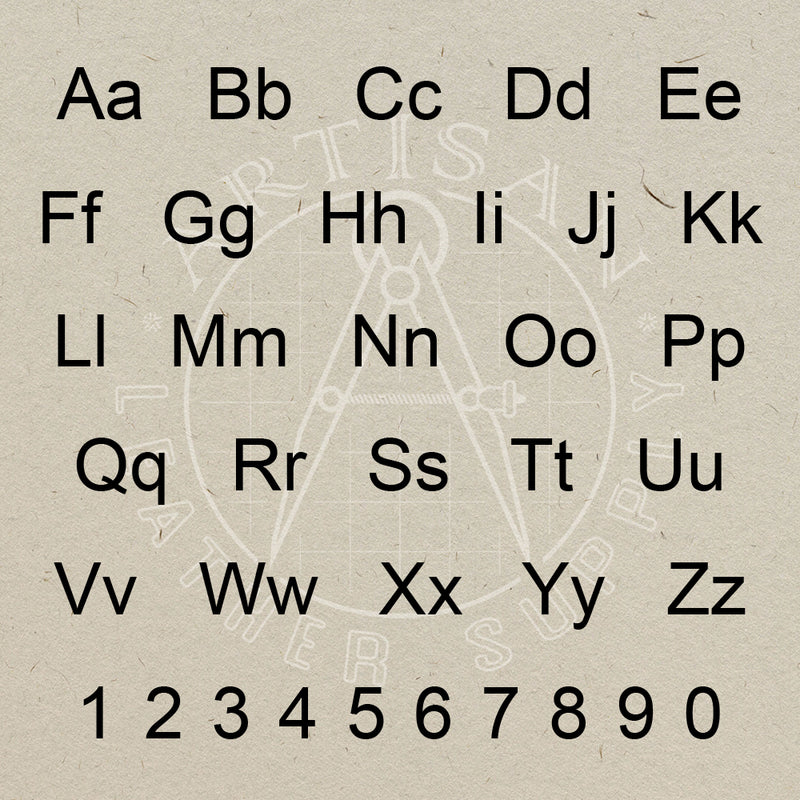 Brass Letter Set