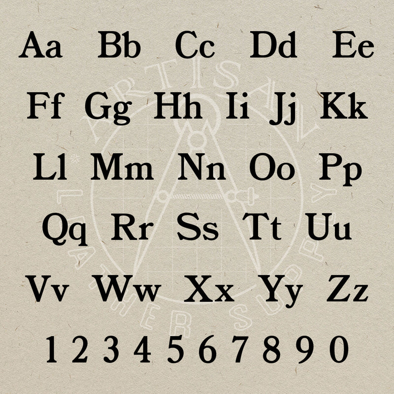 Brass Letter Set