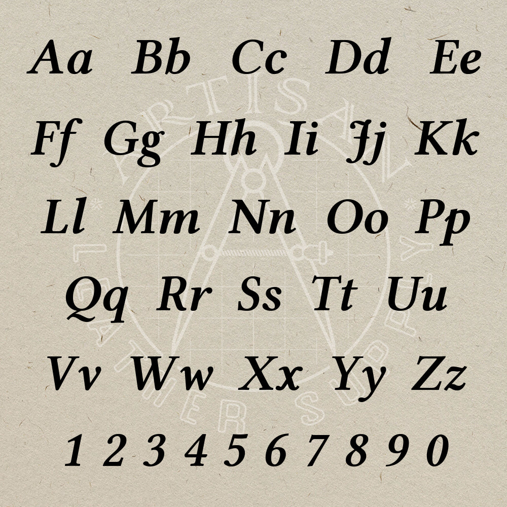 Brass Letter Set
