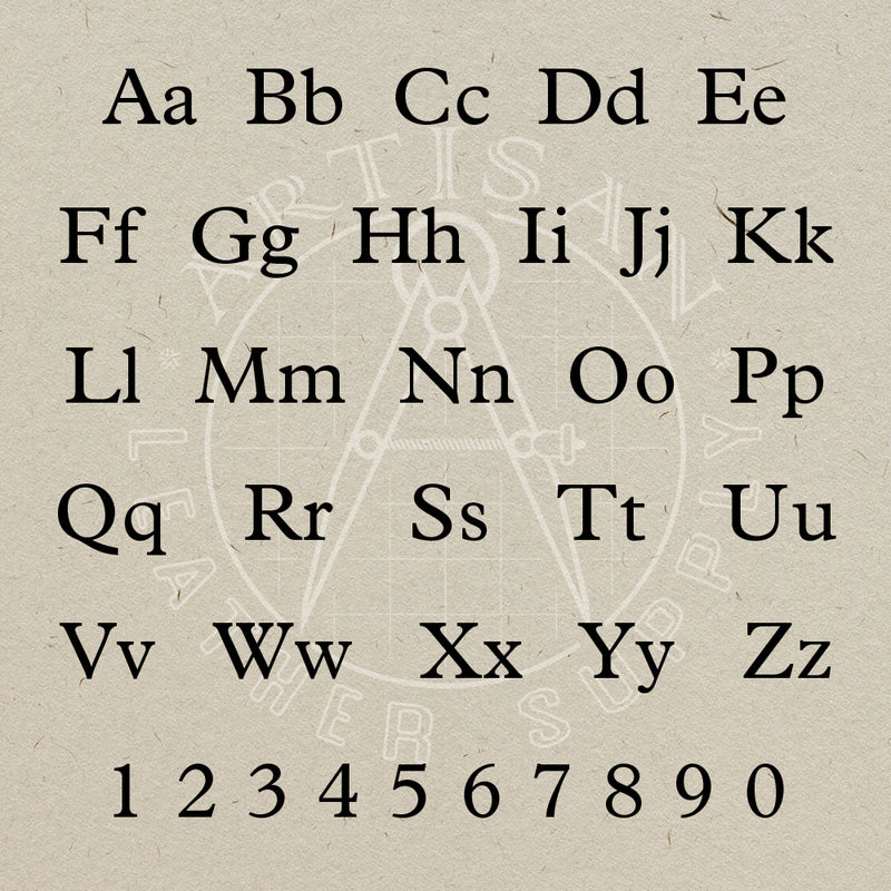 Brass Letter Set