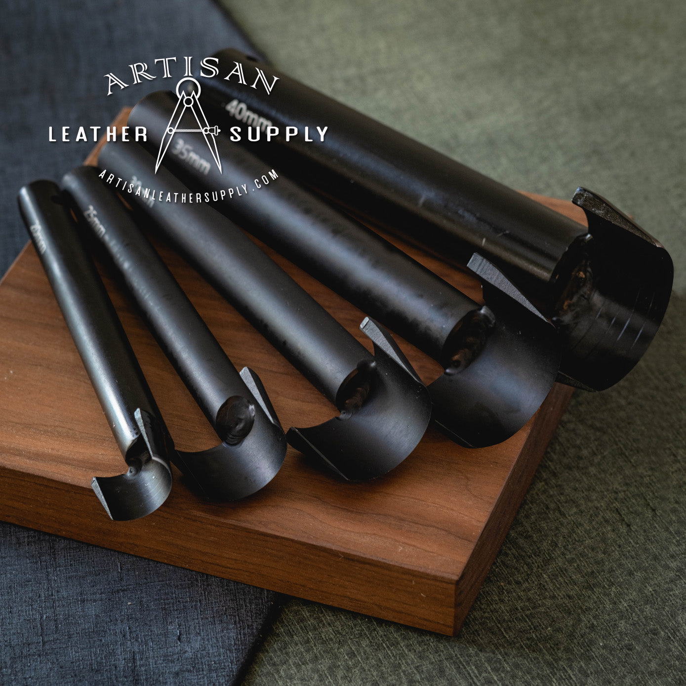 Round Strap End Punch artisan leather supply