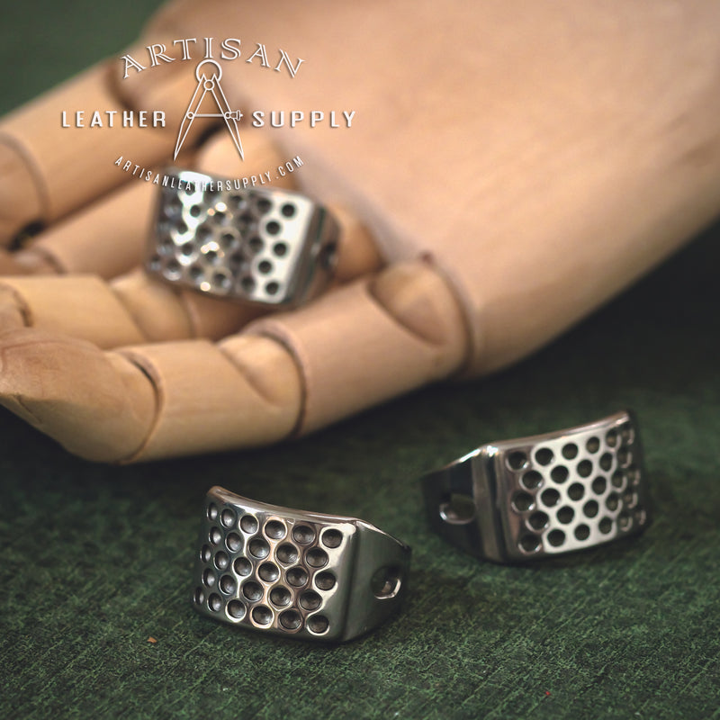 Metal sewing thimble – artisan leather supply