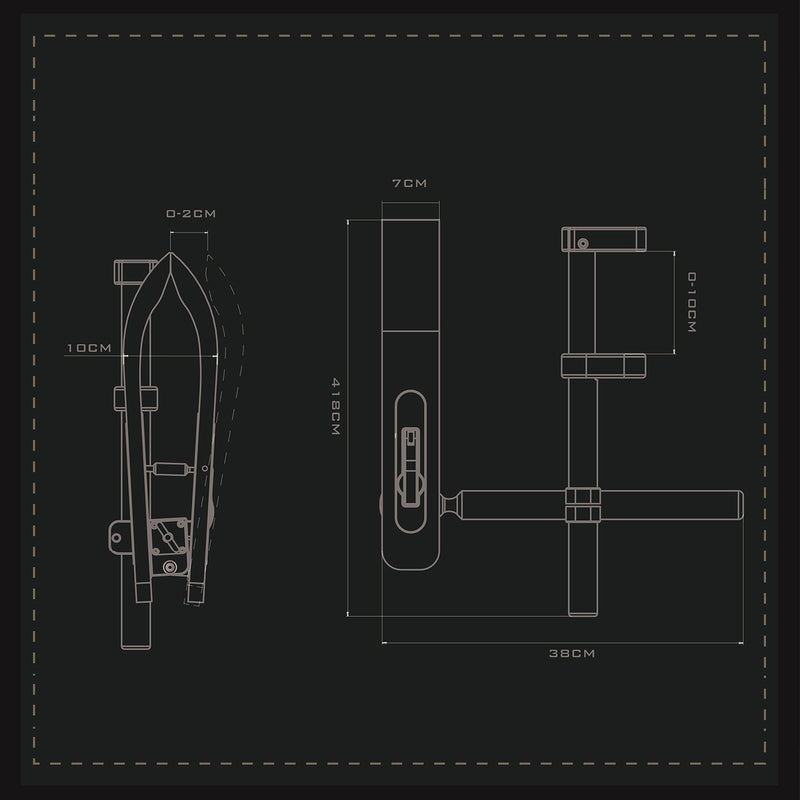 360º Stitching Clamp - Aluminum Alloy