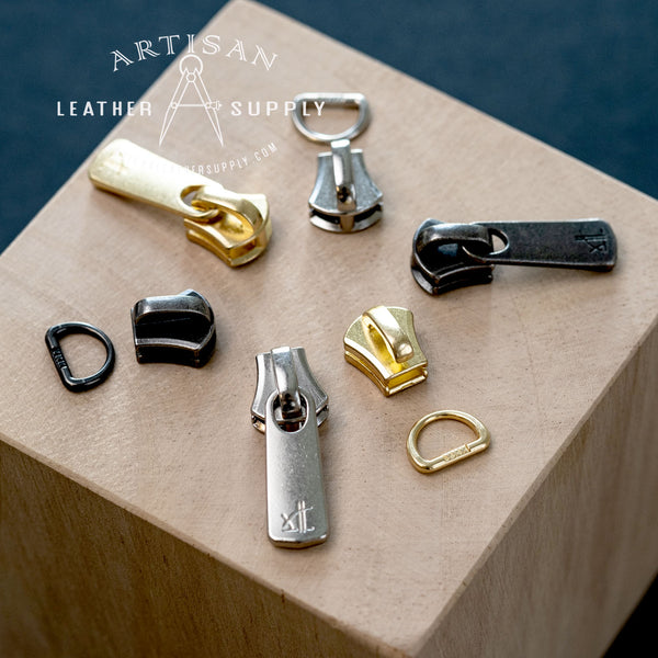 50 Sets/lot Luxury 5# Ykk Metal Zipper Gold Top And Bottom Stop Plug  Replacement Zipper Pull Repair - Zipper Sliders - AliExpress